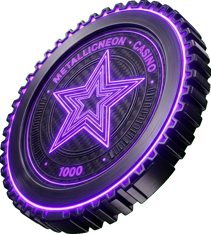 Futuristic 3D Poker Chip