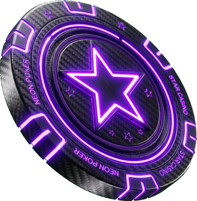 Futuristic 3D Poker Chip